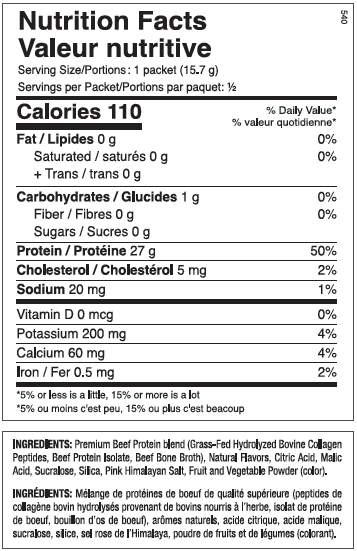 BEEF Protein Trial Size