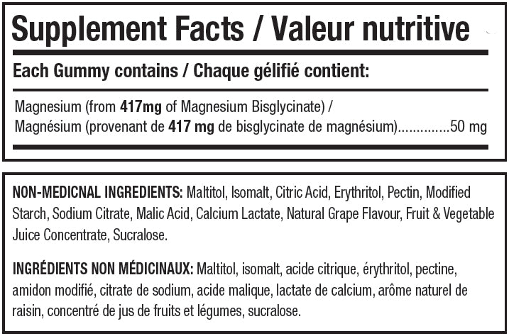 MAGNESIUM BISLGYCINATE GUMMIES 200mg