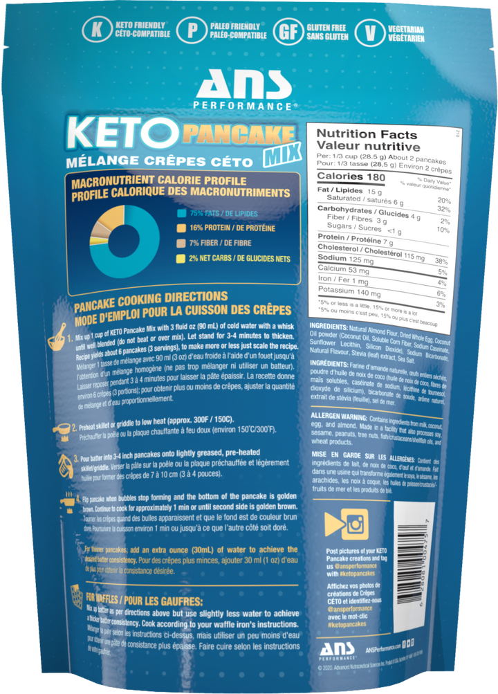 KETO PANCAKE MIX 283g